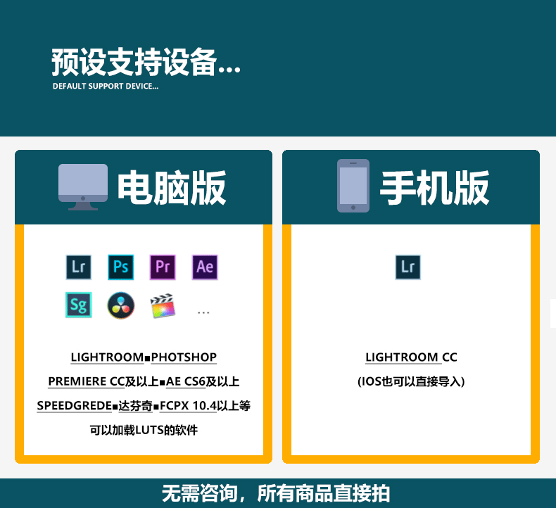 调色预设-1款暗调银灰LR预设PS冷色ins街拍银灰色纪实FCPX达芬奇手机APP滤镜PR调色LUT-小新卖蜡笔