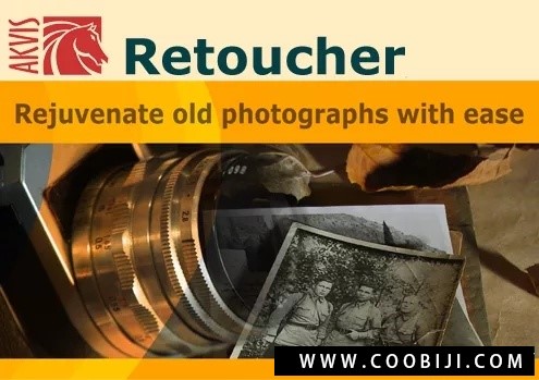 软件-老照片破损智能翻新修复AKVISRetoucher V9.5.1286中文版PS滤镜插件-小新卖蜡笔