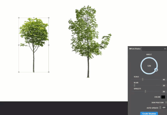 PS插件-倒影阴影创建扩展 Shadow 逼真的PS投影插件Shadowify插图2小新卖蜡笔